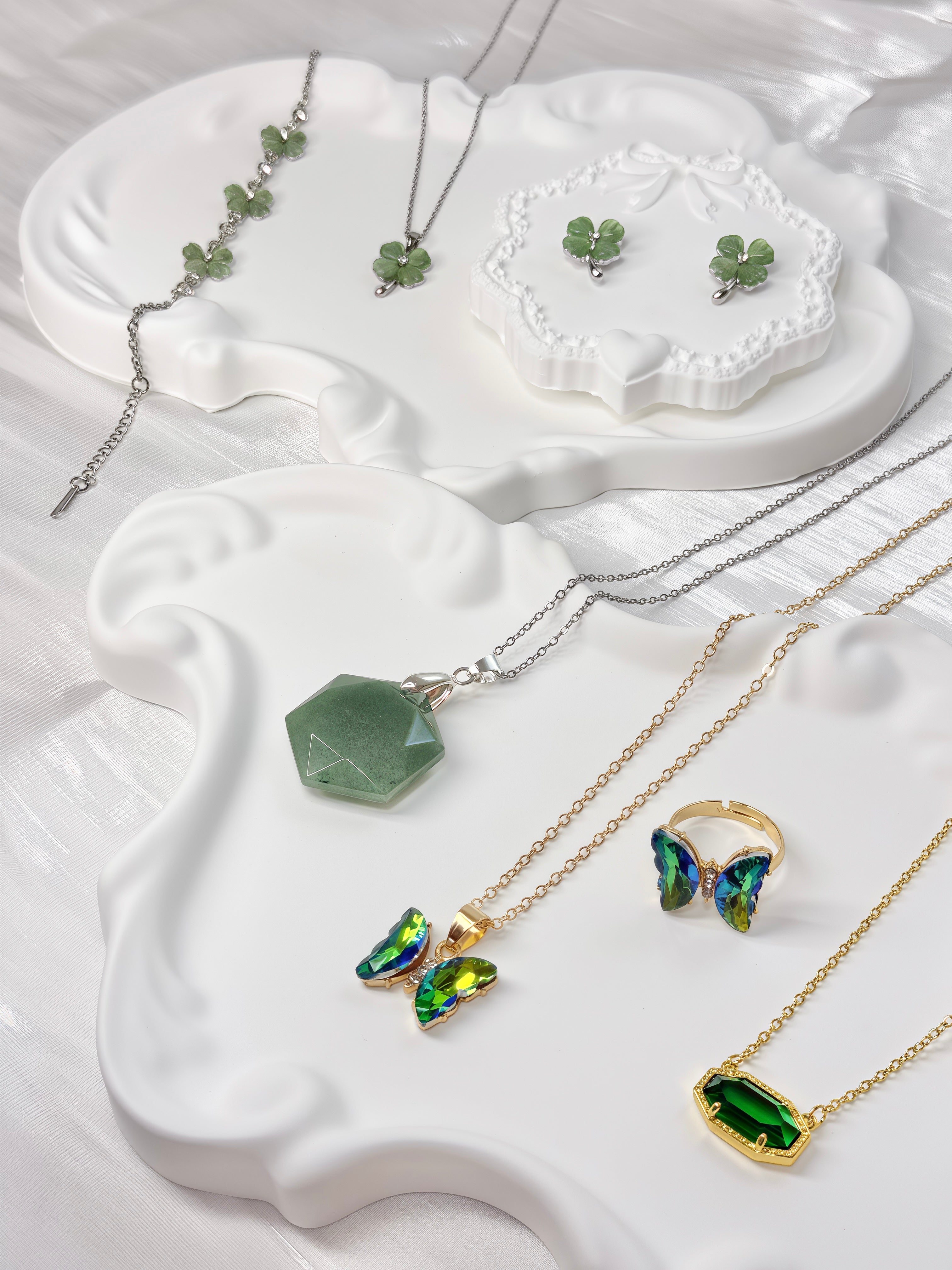 Green Set Jewels