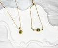 Garden Green Emerald Jewel Set