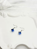 Blue Aurora Square Earrings