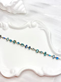 Blue Cubic Zirconia Bracelet