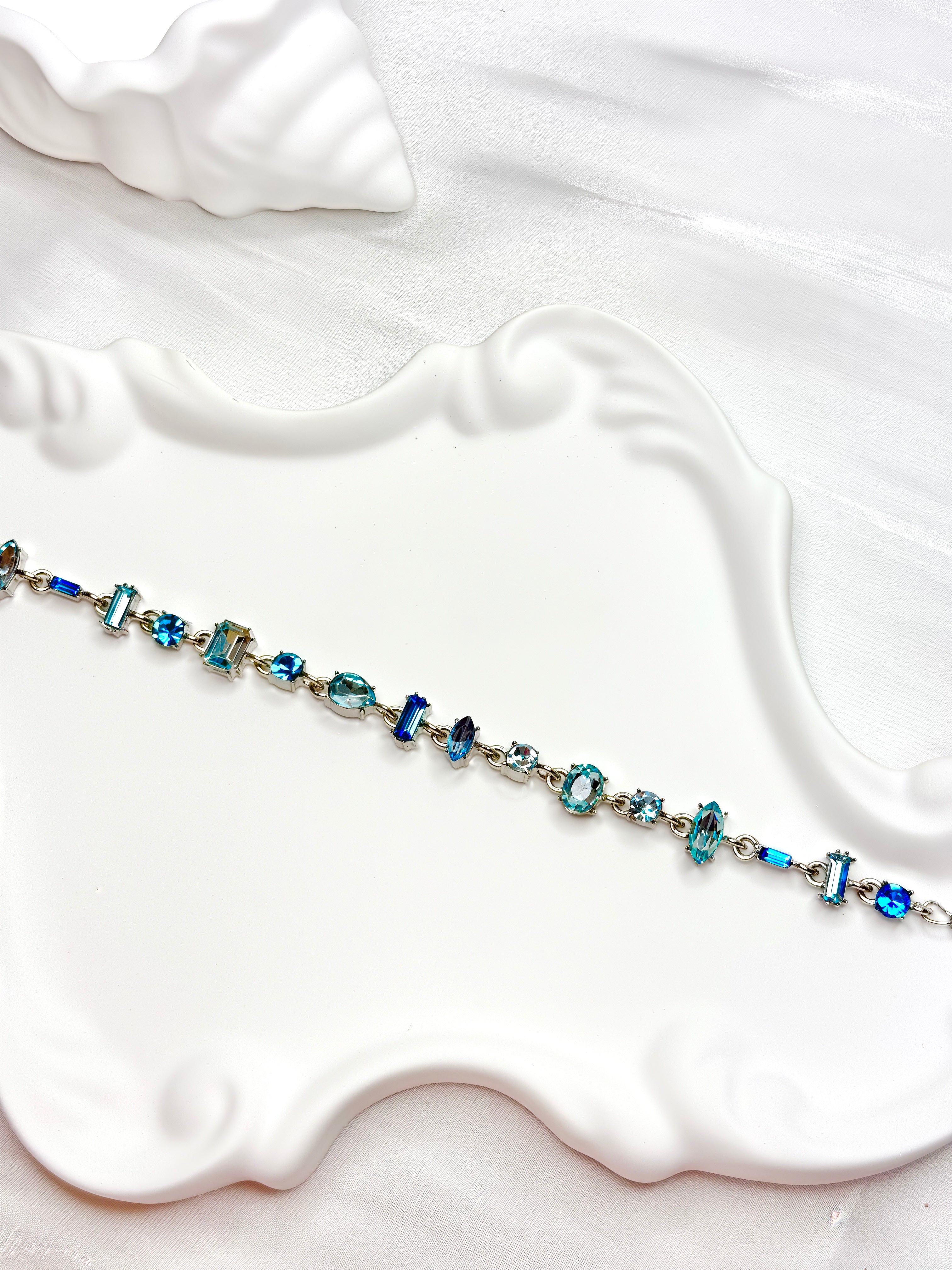 Blue Cubic Zirconia Bracelet