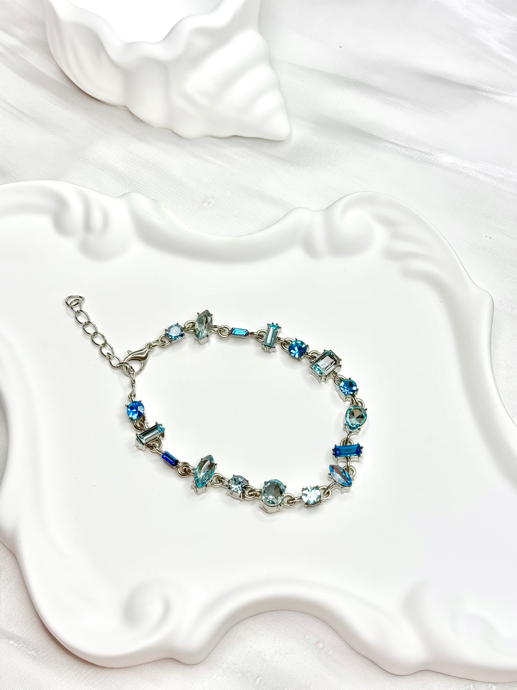Blue Cubic Zirconia Bracelet