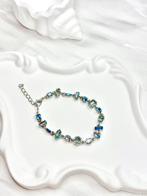Blue Cubic Zirconia Bracelet