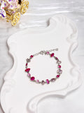 Pink Cubic Zircon Bracelet