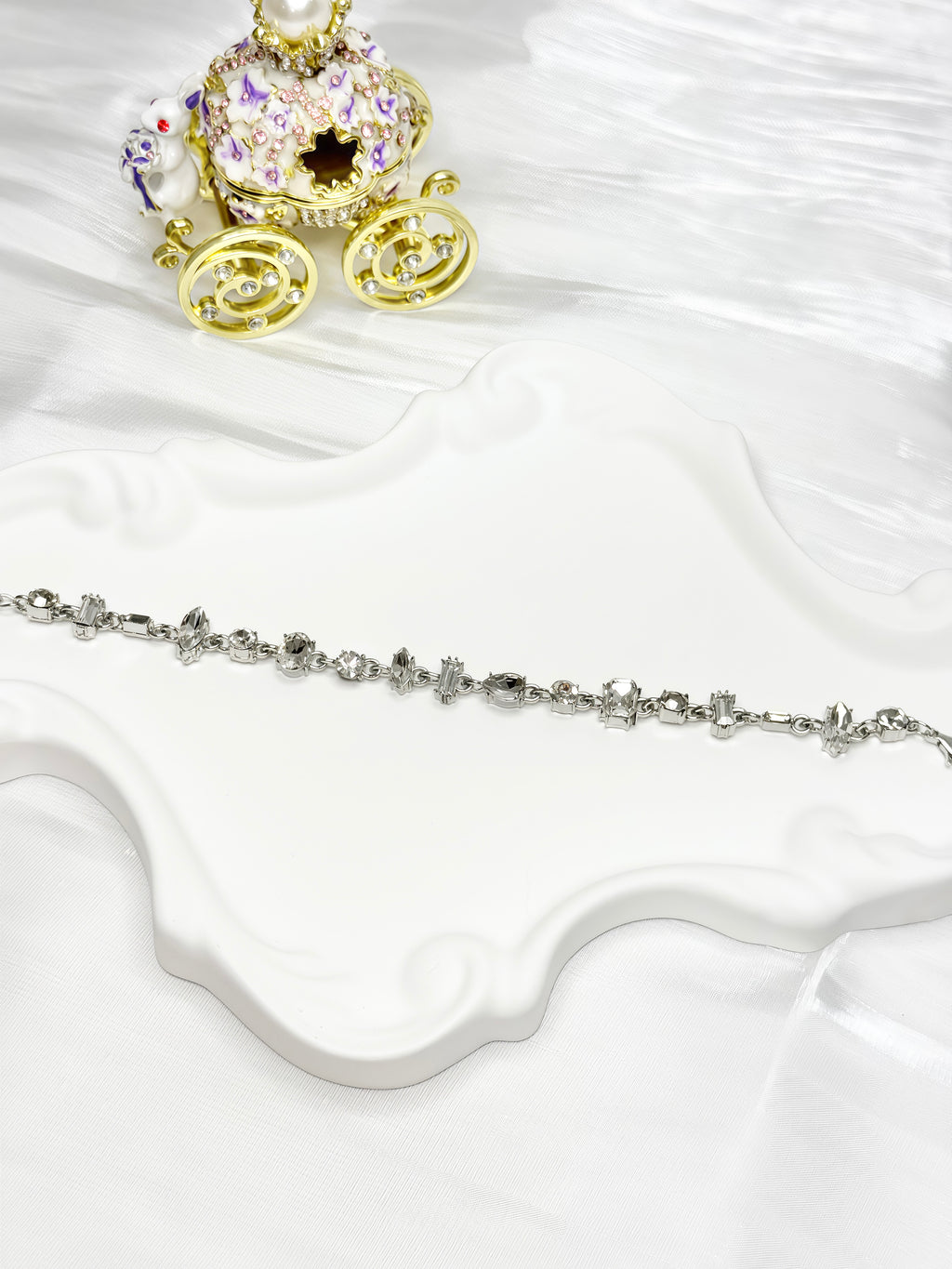 Shiny Cubic Zirconia Bracelet
