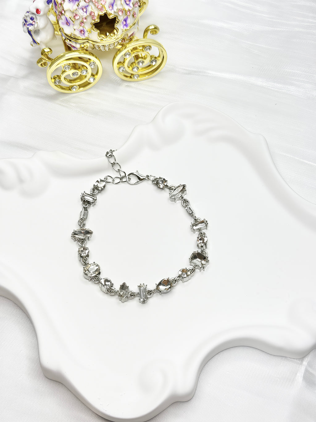 Shiny Cubic Zirconia Bracelet